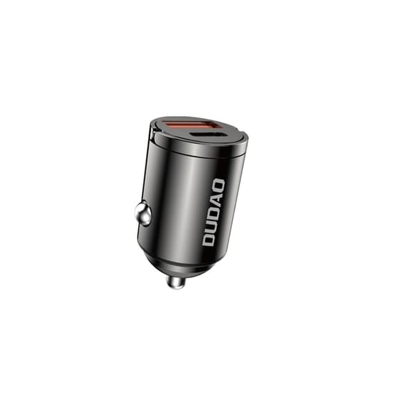 Dudao Mini Billaddare 48W R3MAX QC PD - Svart Svart