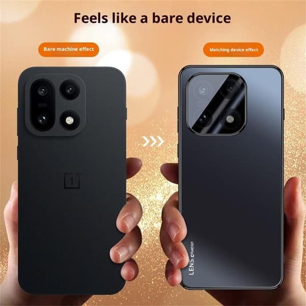 Mobilskal till OnePlus 15 Acrylic + TPU Metal Anti-Scratch - Blå Blå