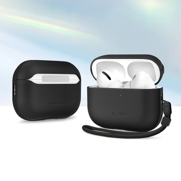 Tech-Protect Apple Airpods Pro 3 Skal Natural Fit - Sort Svart