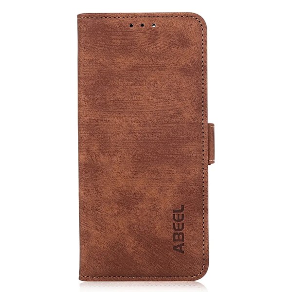 ABEEL iPhone 15 Pro Max Plånboksfodral - Brun