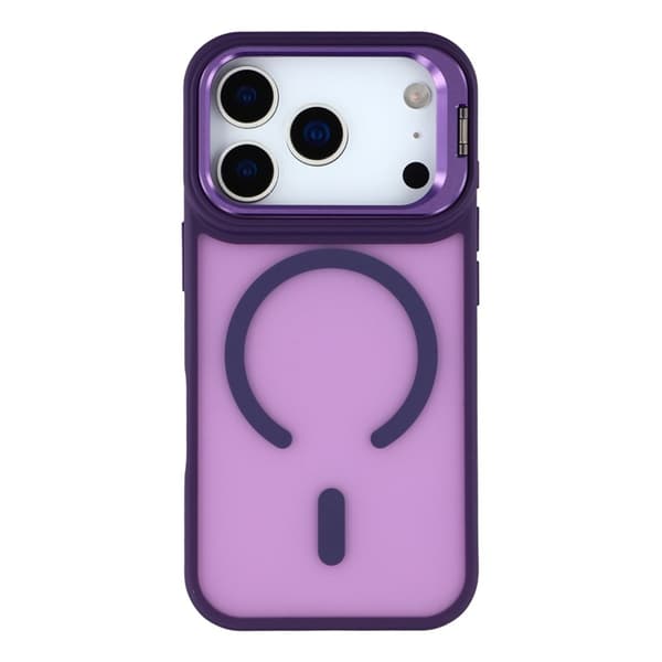 Mobilskal till iPhone 17 Pro MagSafe Lins Kickstand - Lila Lila