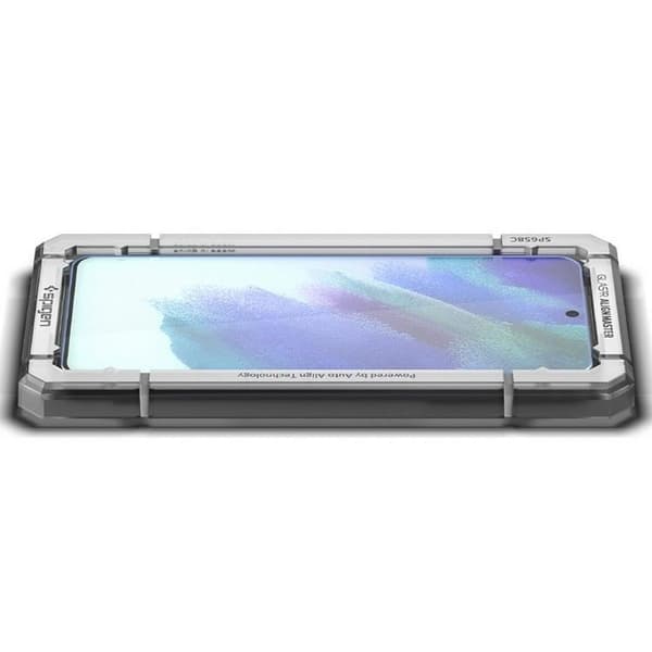 Spigen 2-Pack Alm Glas.Tr Härdat glas Galaxy S21 FE Transparent