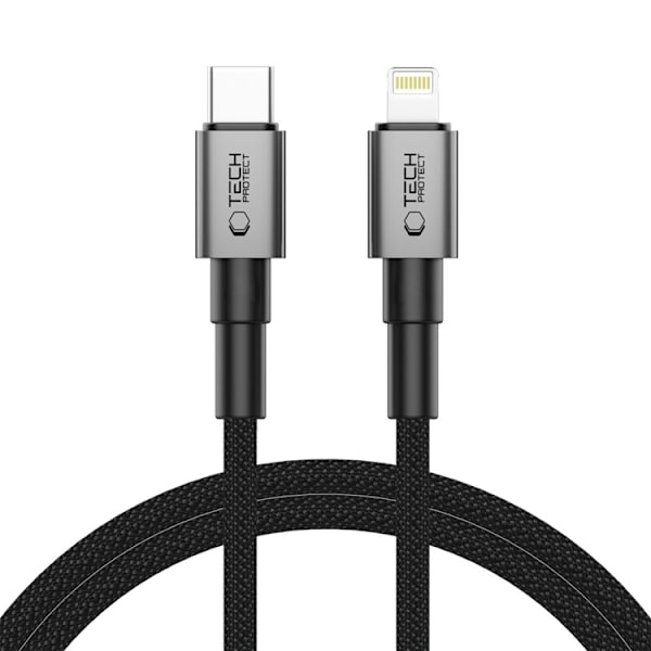 Tech-Protect USB-C til Lightning Kabel (100cm) Ultraboost - Grå Grå