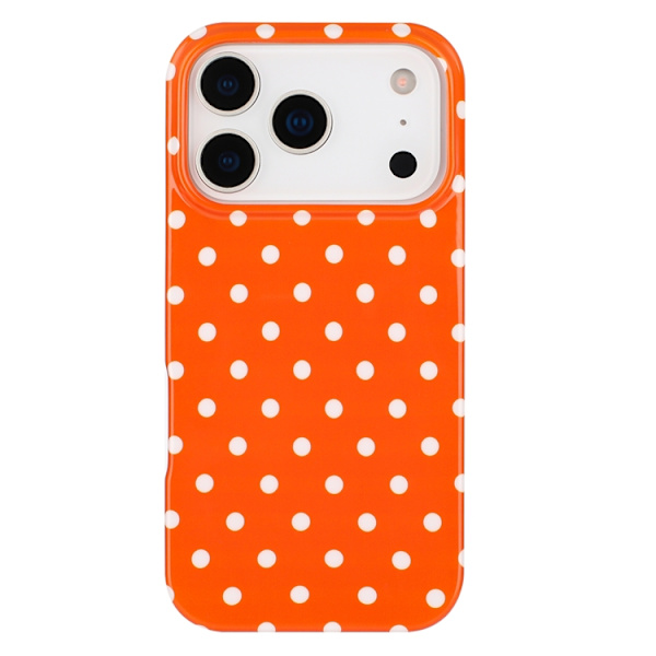 Mobilskal till iPhone 17 Pro Max Dot Design Imd Tpu Orange