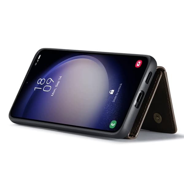 DG.MING Konstläder Plånboksfodral för Samsung Galaxy A16 5G - Brun