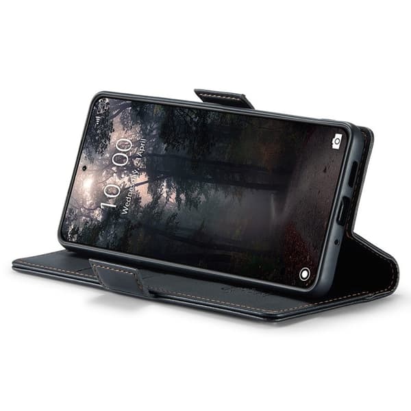 CASEME 023 Xiaomi 14 Plånboksfodral Konstläder RFID Svart