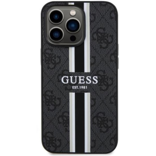 Guess iPhone 13 Pro Max mobilcover MagSafe 4G printede striber - S
