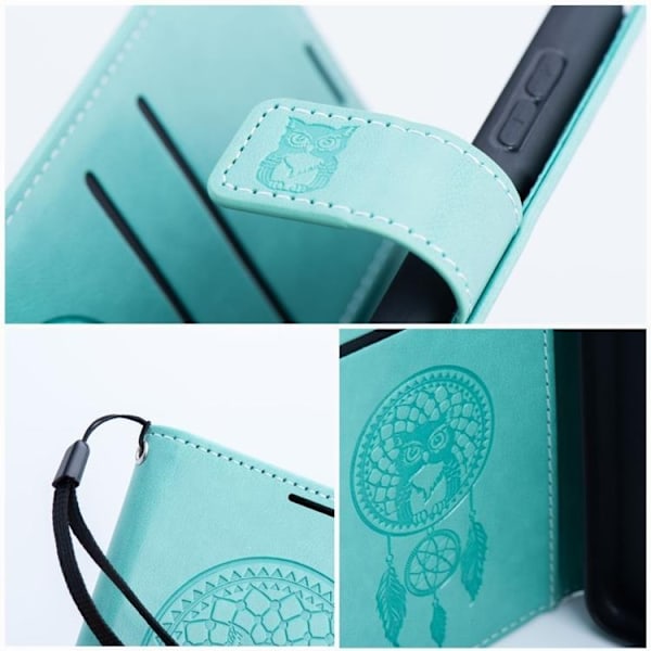 Galaxy A15 5G Plånboksfodral Mezzo Dream Catcher - Grön