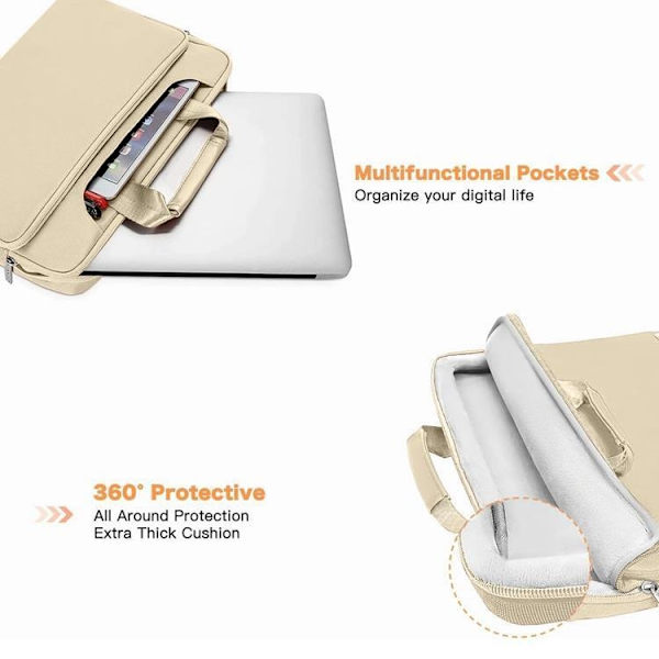 Tech-Protect Datorfodral 15-16" Pocket - Desert Beige Beige