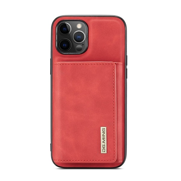 DG.MING iPhone 13 Mini Skal samt Wallet med Kickstand - Röd Red