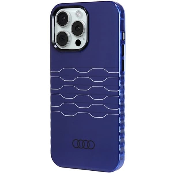 Audi Mobilskal till iPhone 15 Pro Max Magsafe IML - Blå