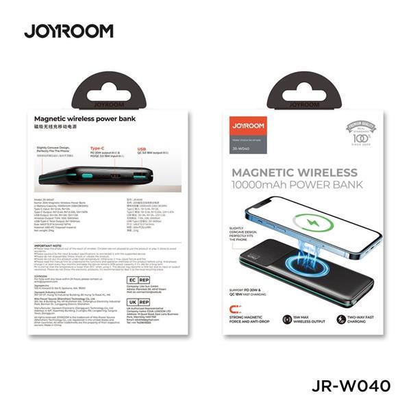 Joyroom Magnetisk Magsafe Powerbank 10000 mAh - Svart Svart