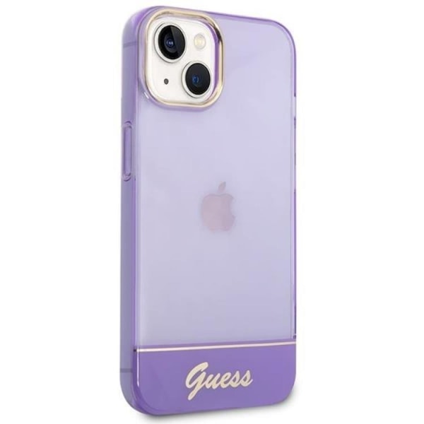 GUESS iPhone 14 Plus Skal Translucent - Lila