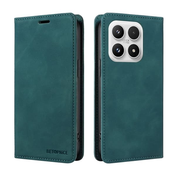 BETOPNICE Xiaomi 17 Plånboksfodral Konstläder - Grön