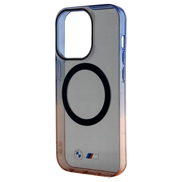BMW telefontaske til iPhone 15 Pro Max MagSafe Gradient kofanger - Grå