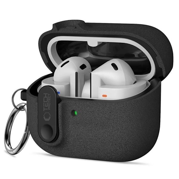 Tech-Protect Galaxy Buds 3/3 FE/3 Pro-etui, slank krog Svart