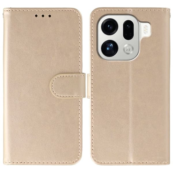 Oppo Find X9 Pro 5G Plånboksfodral Konstläder Flip - Roséguld