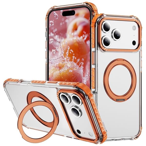 Mobilskal till iPhone 17 Pro MagSafe Anti Drop - Orange Orange