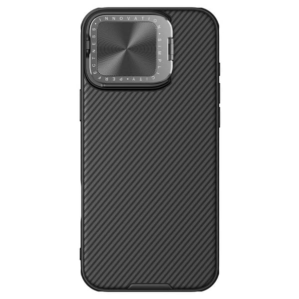 NILLKIN Camshield Prop Mobilskal till iPhone 16 Pro Max MagSafe Svart