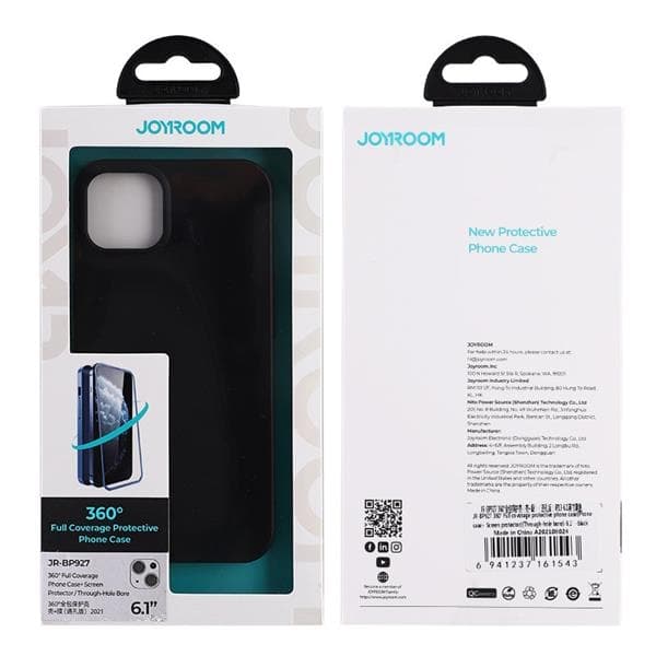 Joyroom 360 Skal Plus Härdat glas iPhone 13 Pro Max - Harmaa Grey