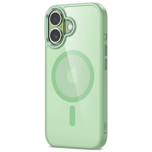 Tech-Protect Telefontaske til iPhone 17 Magsafe Magmat - Salvie/Klar Grön