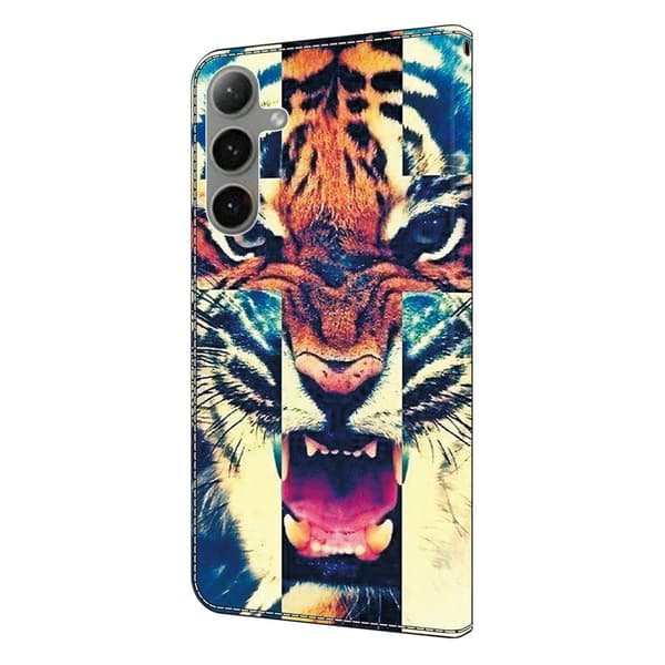 Plånboksfodral för Samsung Galaxy S26 Plus Konstläder Mönster - Tiger