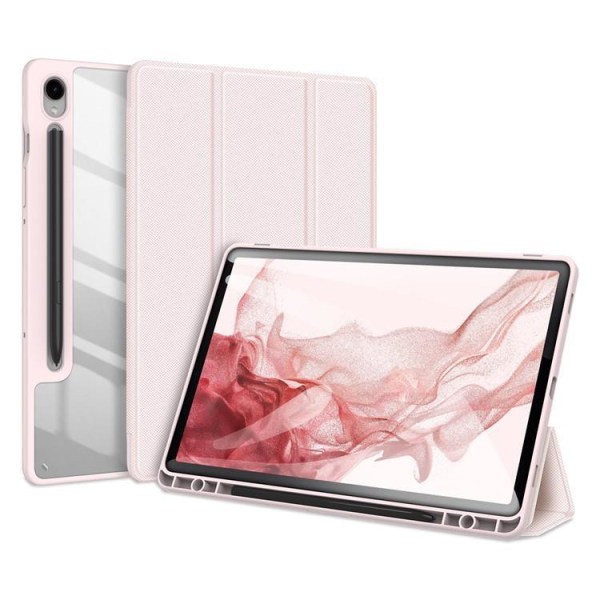 Dux Ducis Galaxy Tab S9 -kotelo Toby - vaaleanpunainen