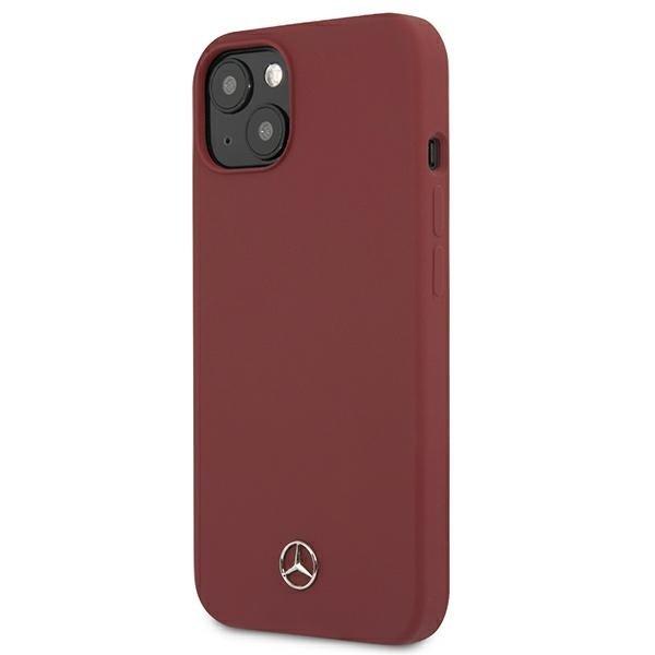 Mercedes Silicone Line Cover iPhone 13 - Rød Red