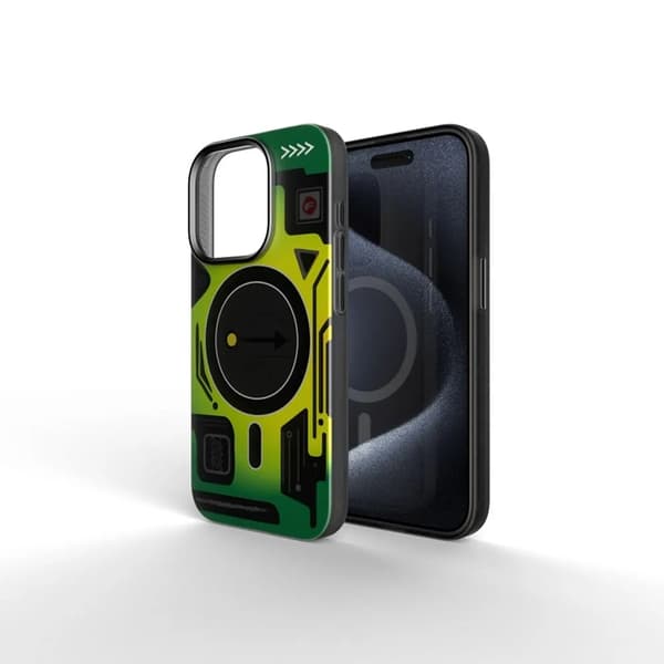 Forcell Telefontaske til iPhone 16 Pro Max MagSafe F-Protect - Cyber Grøn