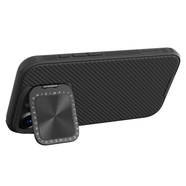 NILLKIN Camshield Prop Mobilskal till iPhone 16 Pro MagSafe Svart