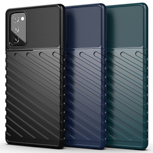 Thunder Twill Texture Skal Till Galaxy Note 20 - Grön Grön