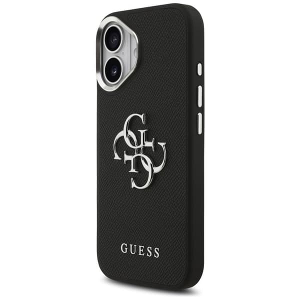 Guess telefonetui til iPhone 17 Kornet Big 4G Classic Logo - Sort Svart