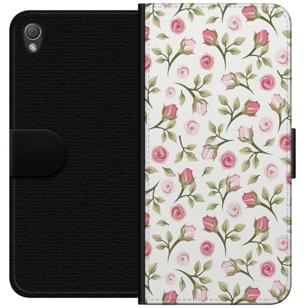 Plånboksfodral till Sony Xperia Z3 med Blommigt