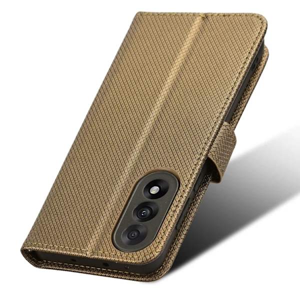 OnePlus Nord 5 Plånboksfodral Diamond Texture - Brun Brun