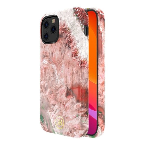 Kingxbar Agate Mobilskal iPhone 12 mini - Röd Röd