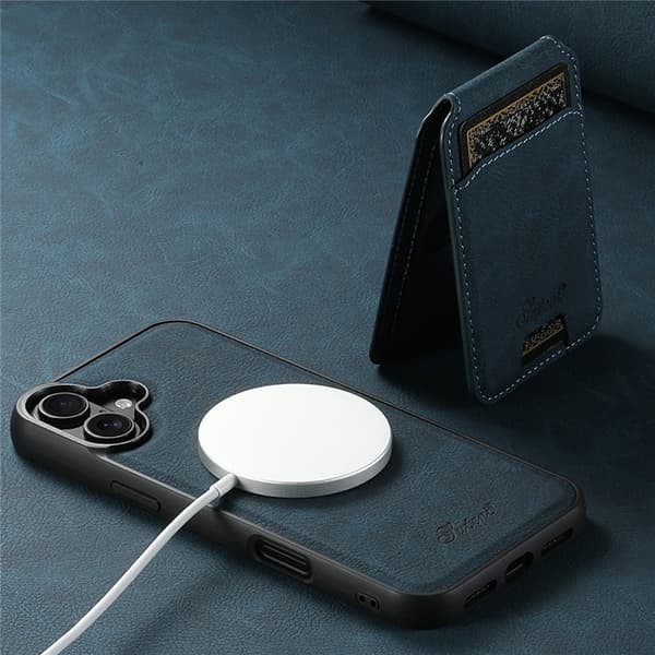 SUTENI Mobilskal till iPhone 17 MagSafe Kickstand H16 -Blå Blå