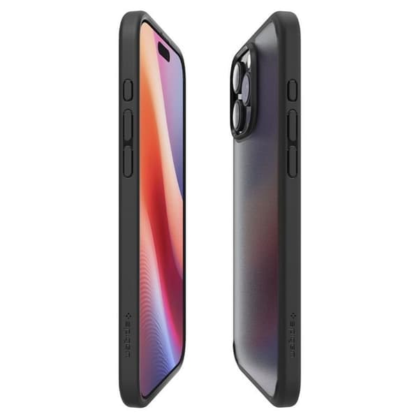 Spigen Telefontaske til iPhone 16 Pro Max Ultra Hybrid - Frost Sort Svart