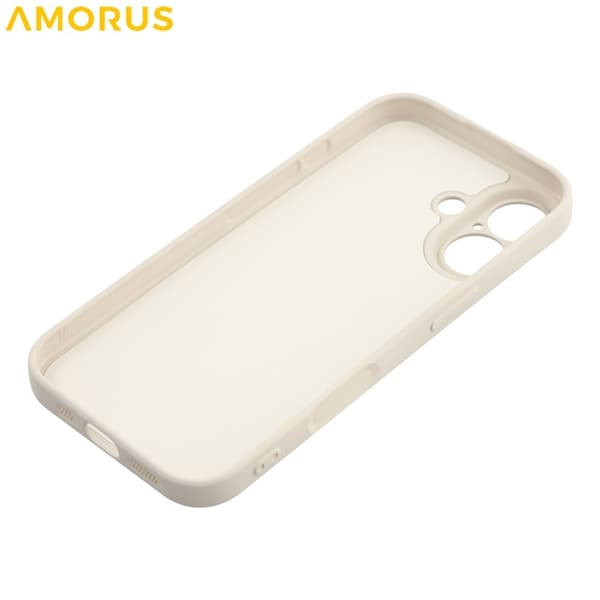 AMORUS Mobilskal till iPhone 17 Precise Cutouts TPU Fiber - Vit Vit