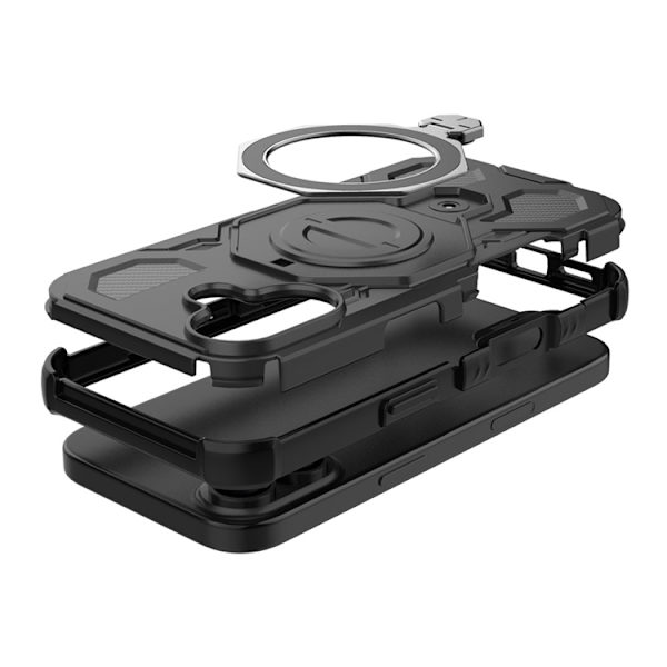 Mobilskal till iPhone 17 Rotating Kickstand - Svart Svart