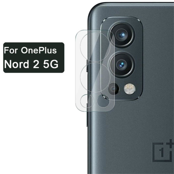 [2-PACK] Hærdet glas kameralinsebeskytter OnePlus Nord 2 5G skærmbeskytter