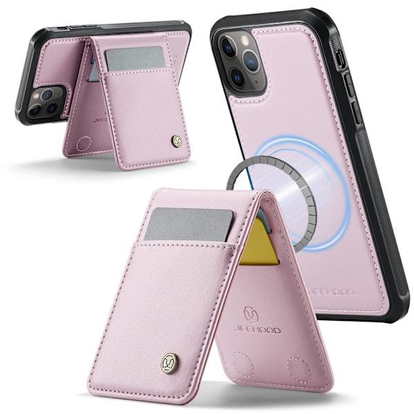 JEEHOOD J06 Mobilskal till iPhone 11 Pro Max MagSafe RFID Skydd Rosa