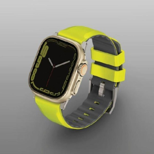 Uniq Apple Watch (45mm) Series 9 Band Linus - Gul