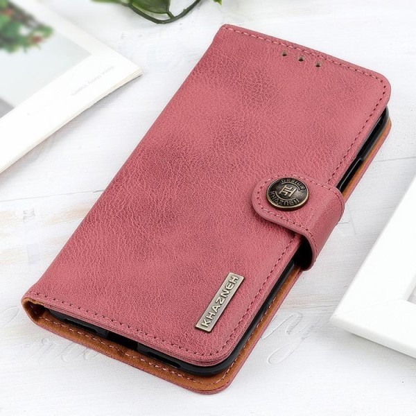 KHAZNEH lompakkokotelo OnePlus Nord N100 - vaaleanpunainen Pink