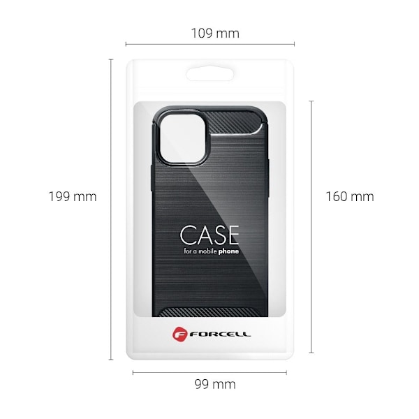 Galaxy A71 5G Skal Forcell Carbon Mjukplast - Svart Svart