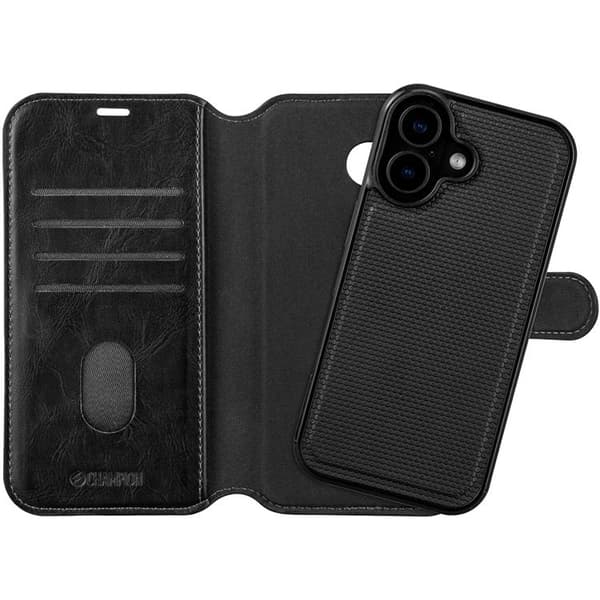 Champion iPhone 17 Plånboksfodral Slim 2-in-1 - Svart Svart
