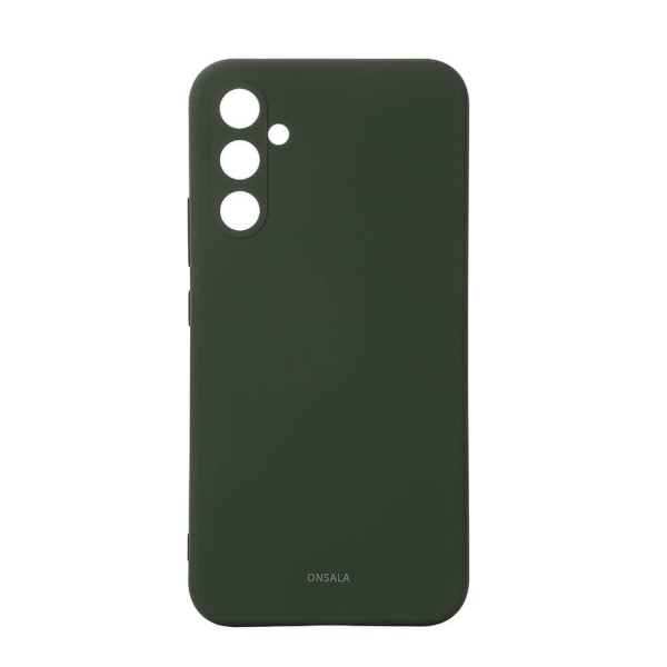 ONSALA Galaxy A34 5G suojus silikoni - vihreä