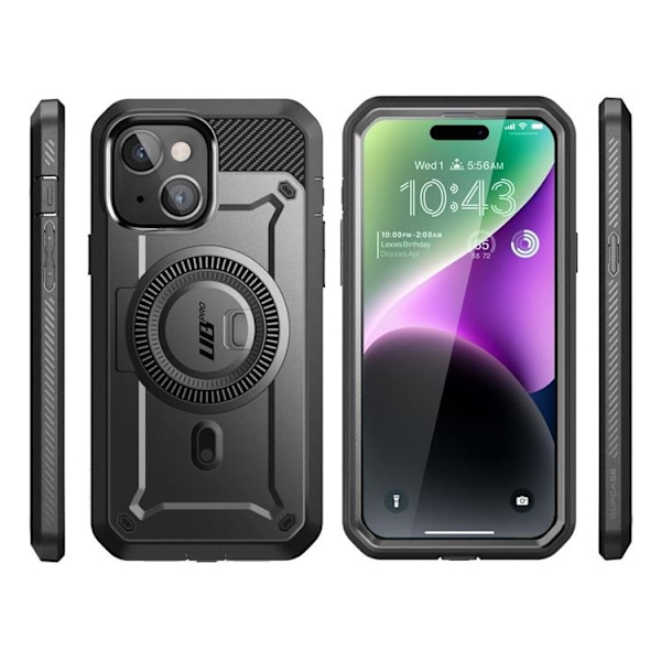 Supcase iPhone 15 Pro Mobilskal Magsafe UB Pro - Svart