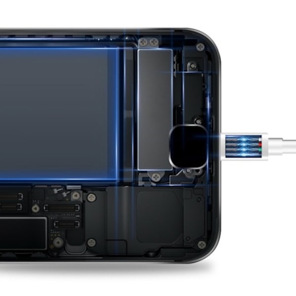 SiGN SuperCharge USB-C till USB-A kabel 5A 2m - Vit Vit