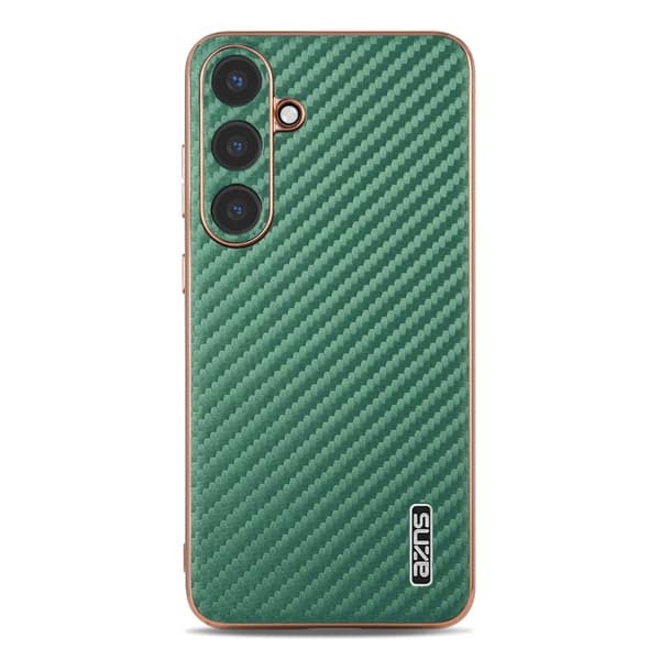 AZNS Samsung Galaxy S25+ Fodral Electroplating PU+TPU - Grön