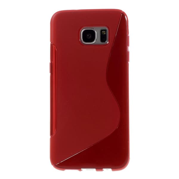 Flexicase-kuori Samsung Galaxy S7 Edge - Punainen Red